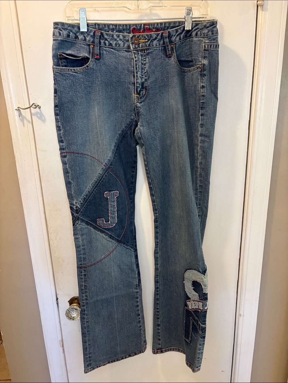 Pepe Jeans 32 Embroidered Patchwork Jeans 36-151